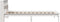 vidaXL - Bed - met - boekenkast - zonder - matras - grenenhout - wit - 100x200 - cm
