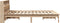 vidaXL - Bed - met - boekenkast - zonder - matras - massief - grenenhout - 120x190 - cm
