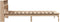 vidaXL - Bed - met - boekenkast - zonder - matras - massief - grenenhout - 90x200 - cm