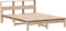 vidaXL - Bed - met - boekenkast - zonder - matras - massief - grenenhout - 120x190 - cm