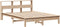 vidaXL - Bed - met - boekenkast - zonder - matras - massief - grenenhout - 120x200 - cm