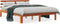 vidaXL - Bed - met - matras - massief - grenenhout - wasbruin - 140x190 - cm