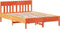 vidaXL - Bed - met - matras - massief - grenenhout - wasbruin - 140x190 - cm