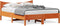 vidaXL - Bed - met - matras - massief - grenenhout - wasbruin - 140x190 - cm