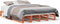 vidaXL - Bed - met - matras - massief - grenenhout - wasbruin - 140x190 - cm