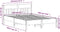 vidaXL - Bed - met - matras - massief - grenenhout - wasbruin - 140x190 - cm