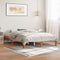 vidaXL - Bed - met - matras - massief - grenenhout - wasbruin - 140x190 - cm