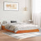 vidaXL - Bed - met - matras - massief - grenenhout - wasbruin - 140x190 - cm