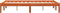 vidaXL - Bed - met - matras - massief - grenenhout - wasbruin - 140x190 - cm