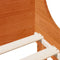 vidaXL - Bed - met - matras - massief - grenenhout - wasbruin - 140x190 - cm