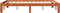 vidaXL - Bed - met - matras - massief - grenenhout - wasbruin - 140x190 - cm
