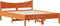 vidaXL - Bed - met - matras - massief - grenenhout - wasbruin - 140x190 - cm