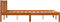 vidaXL - Bed - met - matras - massief - grenenhout - wasbruin - 140x190 - cm