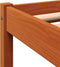 vidaXL - Bed - met - matras - massief - grenenhout - wasbruin - 140x190 - cm