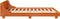 vidaXL - Bed - met - matras - massief - grenenhout - wasbruin - 140x190 - cm