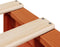vidaXL - Bed - met - matras - massief - grenenhout - wasbruin - 140x190 - cm