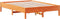 vidaXL - Bed - met - matras - massief - grenenhout - wasbruin - 140x190 - cm