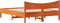 vidaXL - Bed - met - matras - massief - grenenhout - wasbruin - 140x190 - cm