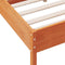 vidaXL - Bed - met - matras - massief - grenenhout - wasbruin - 140x190 - cm