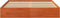 vidaXL - Bed - met - matras - massief - grenenhout - wasbruin - 140x190 - cm