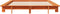 vidaXL - Bed - met - matras - massief - grenenhout - wasbruin - 140x190 - cm