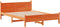 vidaXL - Bed - met - matras - massief - grenenhout - wasbruin - 140x190 - cm