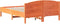 vidaXL - Bed - met - matras - massief - grenenhout - wasbruin - 140x190 - cm
