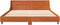 vidaXL - Bed - met - matras - massief - grenenhout - wasbruin - 140x190 - cm