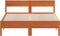 vidaXL - Bed - met - matras - massief - grenenhout - wasbruin - 140x190 - cm