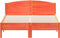 vidaXL - Bed - met - matras - massief - grenenhout - wasbruin - 140x190 - cm