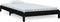 vidaXL - Bed - stapelbaar - 100x200 - cm - massief - grenenhout - zwart