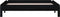 vidaXL - Bed - stapelbaar - 100x200 - cm - massief - grenenhout - zwart