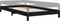 vidaXL - Bed - stapelbaar - 100x200 - cm - massief - grenenhout - zwart