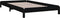 vidaXL - Bed - stapelbaar - 100x200 - cm - massief - grenenhout - zwart