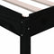vidaXL - Bed - stapelbaar - 100x200 - cm - massief - grenenhout - zwart