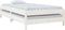 vidaXL - Bed - stapelbaar - 100x200 - cm - massief - grenenhout - wit
