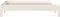 vidaXL - Bed - stapelbaar - 100x200 - cm - massief - grenenhout - wit