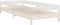vidaXL - Bed - stapelbaar - 75x190 - cm - massief - grenenhout - wit