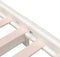 vidaXL - Bed - stapelbaar - 75x190 - cm - massief - grenenhout - wit