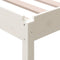 vidaXL - Bed - stapelbaar - 75x190 - cm - massief - grenenhout - wit