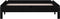 vidaXL - Bed - stapelbaar - 75x190 - cm - massief - grenenhout - zwart