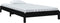 vidaXL - Bed - stapelbaar - 75x190 - cm - massief - grenenhout - zwart