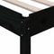 vidaXL - Bed - stapelbaar - 75x190 - cm - massief - grenenhout - zwart