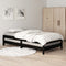 vidaXL - Bed - stapelbaar - 80x200 - cm - massief - grenenhout - zwart