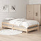 vidaXL - Bed - stapelbaar - 90x190 - cm - massief - grenenhout