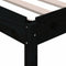 vidaXL - Bed - stapelbaar - 90x190 - cm - massief - grenenhout - zwart