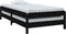 vidaXL - Bed - stapelbaar - 90x190 - cm - massief - grenenhout - zwart