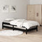 vidaXL - Bed - stapelbaar - 90x190 - cm - massief - grenenhout - zwart