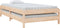vidaXL - Bed - stapelbaar - 90x200 - cm - massief - grenenhout