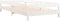 vidaXL - Bed - stapelbaar - 90x200 - cm - massief - grenenhout - wit